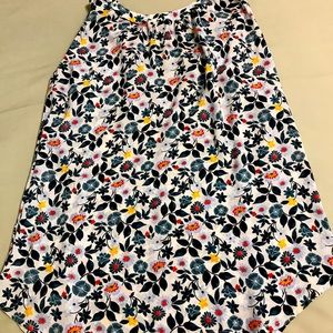 Multi colored, sleeveless blouse from The Loft. Size xs.  Listing for $5.00